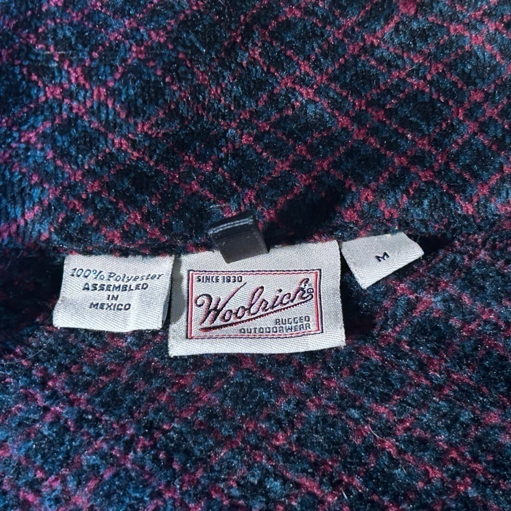 Vintage Woolrich Polartec Fleece 1/2 Zip Sweater Medium - Picture 2 of 6